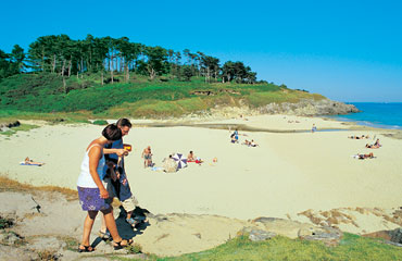 Camping les Deux Fontaines, Raguenes,Brittany,France