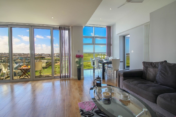 Image showcasing Zinc Penthouse 50, Newquay, Cornwall - Ideal for a disability friendly ...