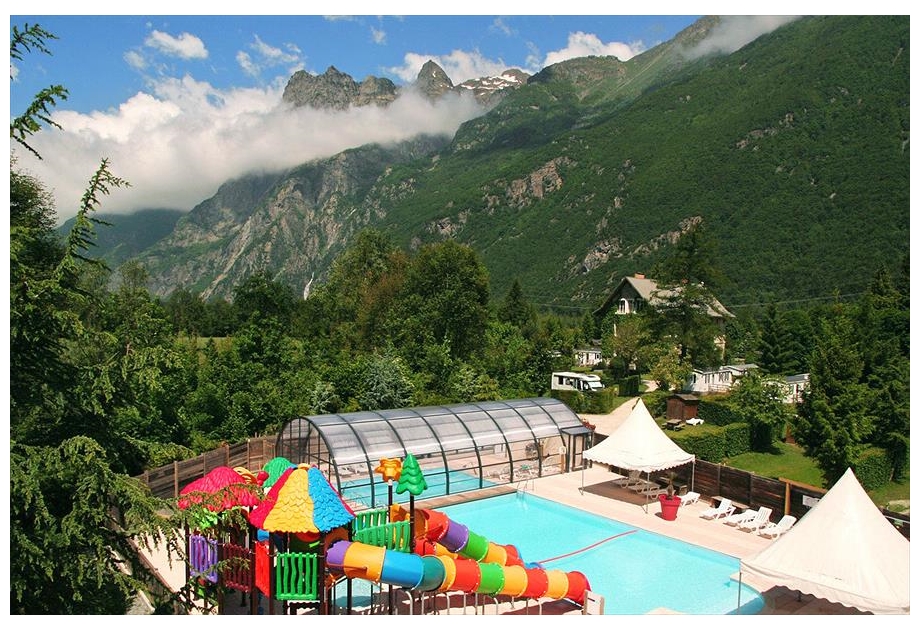 Campsite Le Chateau de Rochetaillee, Le Bourg-d'Oisans,Rhone Alpes,France