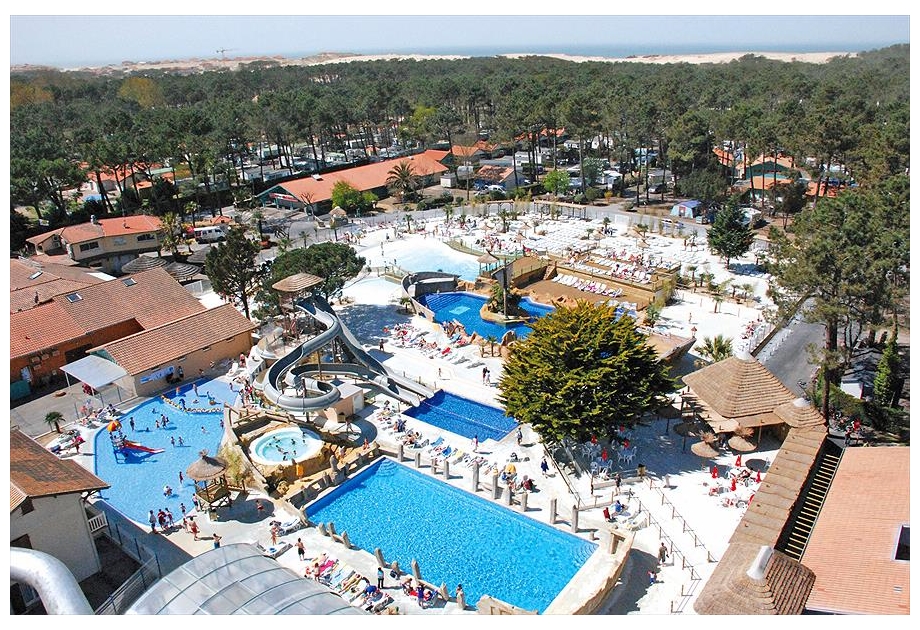 Camp. Village Resort & Spa Le Vieux Port, Messanges,Vendee,France